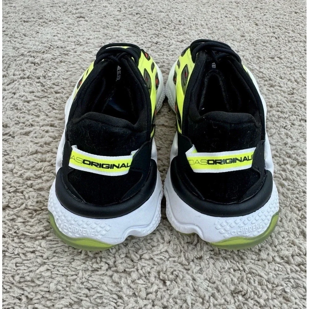 Adidas Shoes Men's 6.5 Ozworld‎ Oznova Neon Yellow Black Red Chunky Sneakers